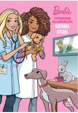 Barbie Veteriner Olabilirsin Boyama Kitabı