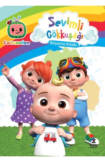 Cocomelon Sevimli Gökkuşağı Boyama Kitabı