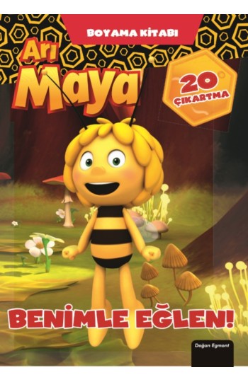 Arı Maya Benimle Eğlen Boyama Kitabı