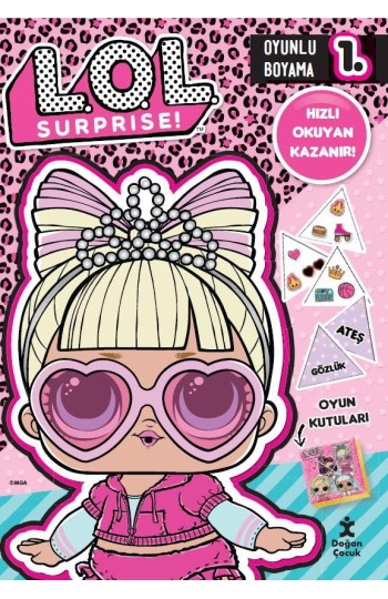 Lol Surprise Oyunlu Boyama 1 Hızlı Okuyan Kazanır