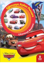 Disney Pixar Arabalar Eğlenceye Açılan Pencere Çıkartmalı Boyama Kitabı