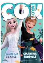 Disney Karlar Ülkesi Çok Boya! Çıkartmalı Dev Boyama Kitabı