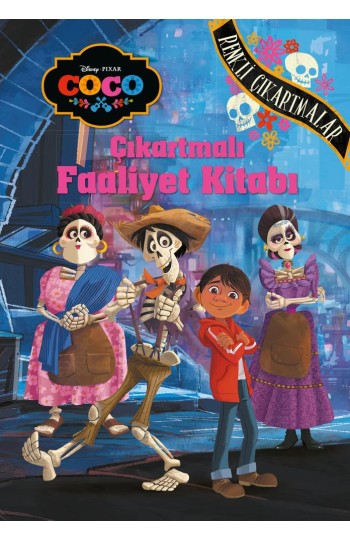 Disney Coco Çıkartmalı Faaliyet Kitabı