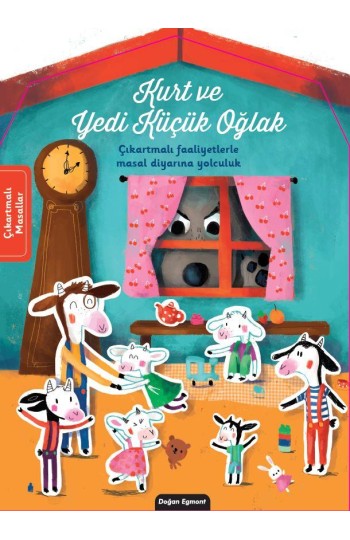 Kurt ve Yedi Küçük Oğlak Çıkartmalı Faaliyetlerle Masal Diyarına Yolculuk