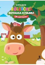 Çiftlikte Eğlenceli Boyama Kitabım