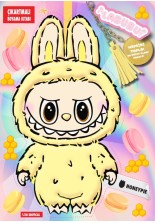 Labubu Honeypıe Çılgın Koleksiyon – Çıkartmalı Boyama Kitabı