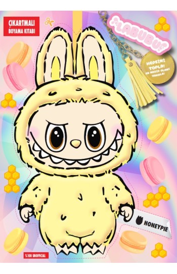 Labubu Honeypıe Çılgın Koleksiyon – Çıkartmalı Boyama Kitabı