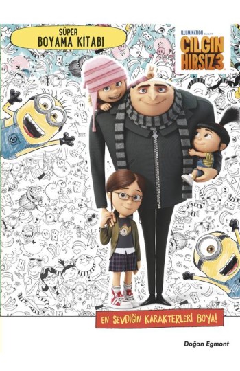 Çılgın Hırsız 3 - Süper Boyama Kitabı