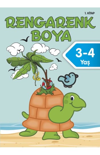 Rengarenk Boya 3 - 4 Yaş 1. Kitap