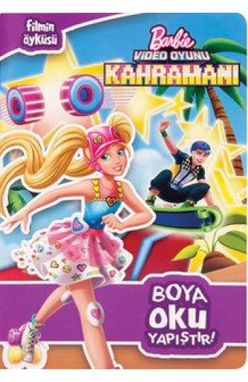 Barbie Video Oyunu Kahramanı Boya Oku Yapıştır