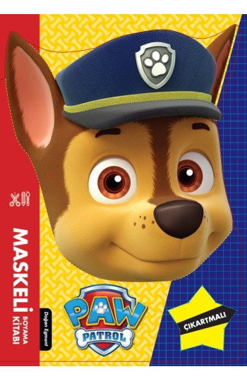 Paw Patrol Maskeli Boyama Kitabı