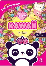 Kawaii İyi Hisset! En Tatlı Çıkartmalı Boyama Kitabı
