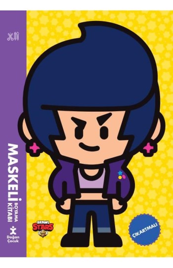 Brawl Stars Maskeli Boyama Kitabı