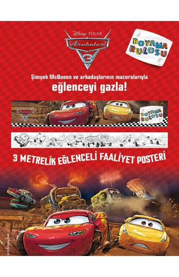 Arabalar 3 Boyama Rulosu
