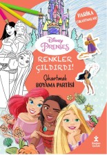 Renkler Çıldırdı - Disney Prenses Çıkartmalı Boyama Partisi