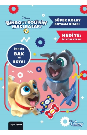 Disney Bingo ve Roli'nin Maceraları Süper Kolay Boyama Kitabı