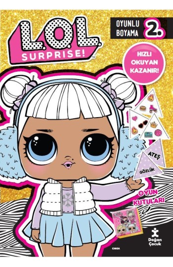 Lol Surprise Oyunlu Boyama 2 Hızlı Okuyan Kazanır