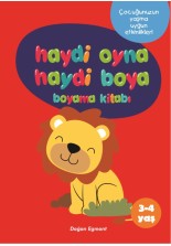 Haydi Oyna Haydi Boya Boyama Kitabı 1 (3 - 4 Yaş)