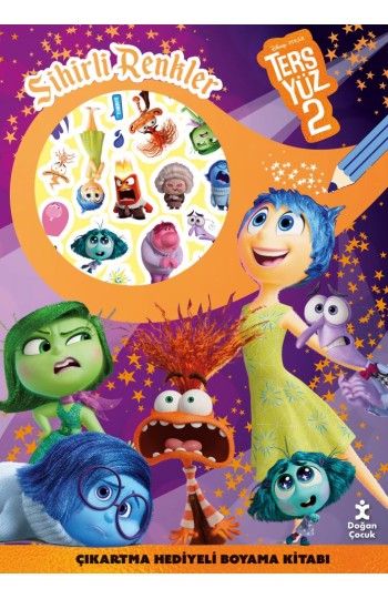Disney Ters Yüz 2 Sihirli Renkler Çıkartmalı Boyama Kitabı