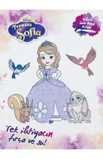 Disney Prenses Sofia Sihirli Sulu Boya Kitabı