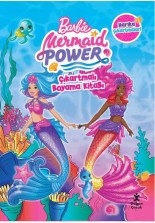 Barbie Mermaid Power Çıkartmalı Boyama Kitabı