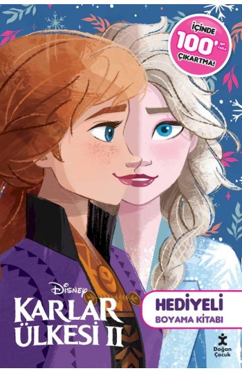 Disney Karlar Ülkesi 2 100+ Çıkartma Hediyeli Boyama Kitabı