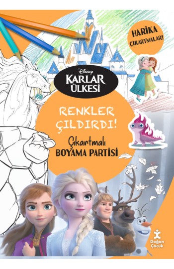Disney Karlar Ülkesi Renkler Çıldırdı Çıkartmalı Boyama Partisi