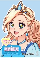 Anime Mavi Prenses Boyama Kitabı