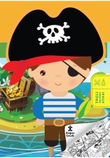 Korsan Maceraları Taçlı Boyama Kitabı