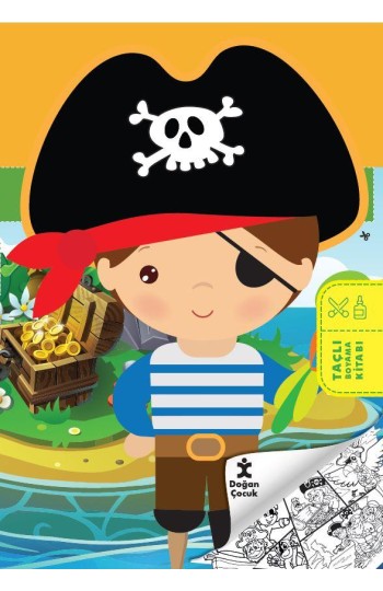 Korsan Maceraları Taçlı Boyama Kitabı