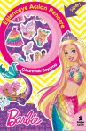Barbie Eğlenceye Açılan Pencere Çıkartmalı Boyama Kitabı