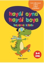 Haydi Oyna Haydi Boya Boyama Kitabı 2 (3 - 4 Yaş)