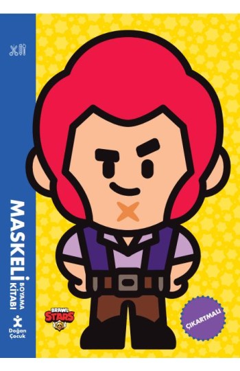 Brawl Stars Maskeli Boyama Kitabı