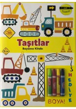 Minik Ressamlar Taşıtlar Boyama Kitabı