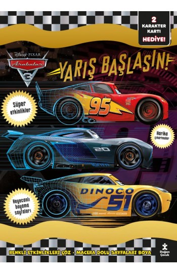 Disney Arabalar - Parıltılı Etkinlikler Kitabı