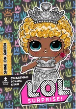 Lol Surprise Shine On Queen Çıkartmalı Boyama Kitabı