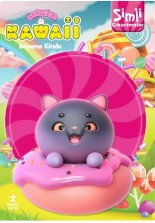Kawaii Simli Çıkartmalı Boyama Kitabı
