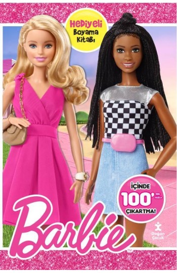 Barbie 100+ Çıkartma Hediyeli Boyama Kitabı