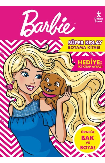 Barbie Süper Kolay Boyama Kitabı